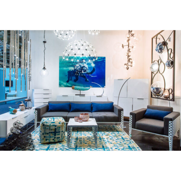 Picture Glass Swimming Elephant 180x120cm - Image 9