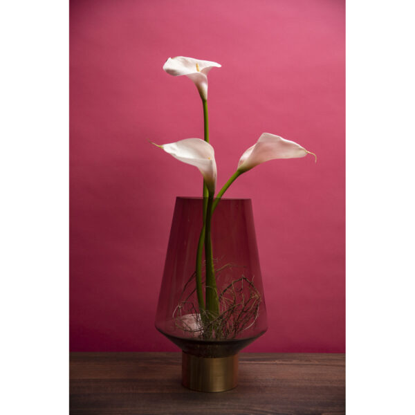 Vase noble ring brown 40cm - Image 5