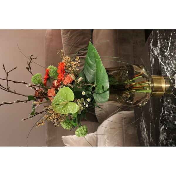 Vase noble ring brown 40cm - Image 8