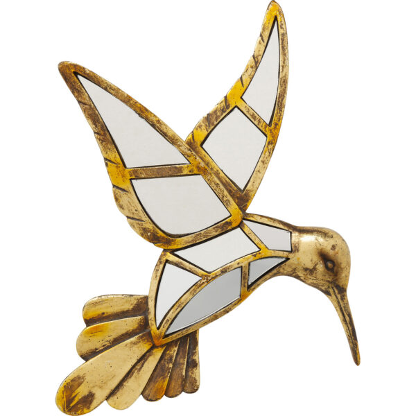 Wall decoration Hummingbird mirror 27*32cm