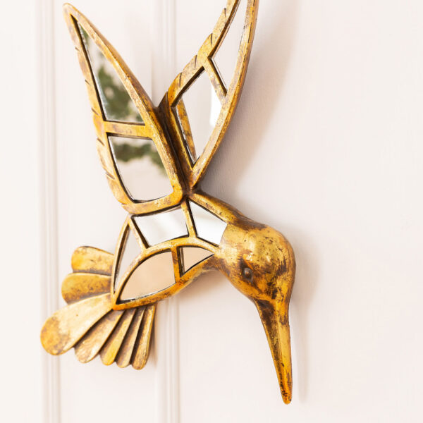 Wall decoration Hummingbird mirror 27*32cm - Image 8
