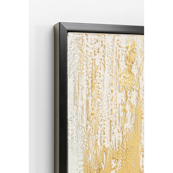 Framed Picture Abstract White 80x120cm - Image 2
