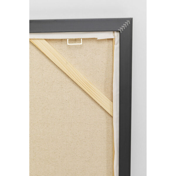 Framed Picture Abstract White 80x120cm - Image 4