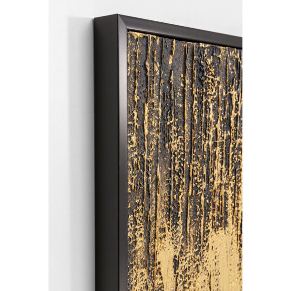 Framed Picture Abstract Black 80x120cm - Image 2