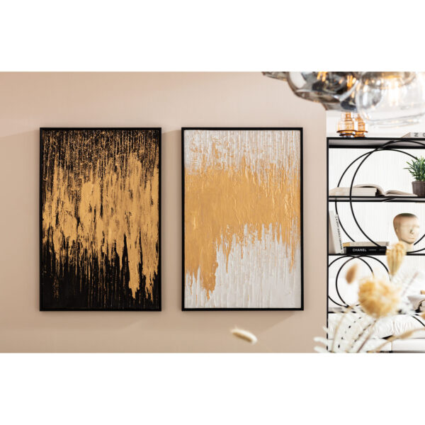 Framed Picture Abstract Black 80x120cm - Image 9