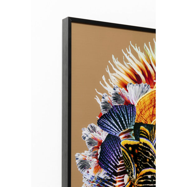 Framed Picture Flower Hair 120x120cm - Image 2