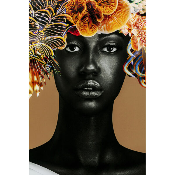 Framed Picture Flower Hair 120x120cm - Image 4
