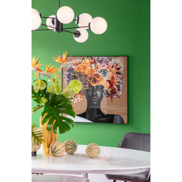 Framed Picture Flower Hair 120x120cm - Image 9
