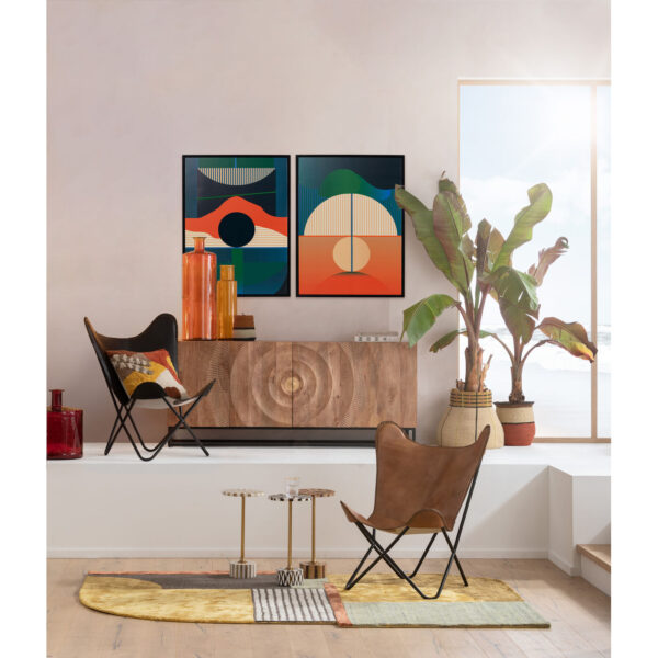 Framed Picture Sunrise 75x100cm - Image 9
