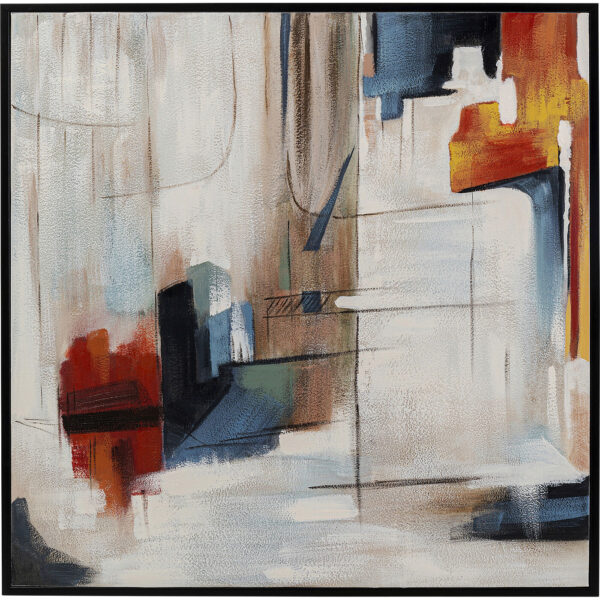 Framed Picture Visione Obliquo 100x100