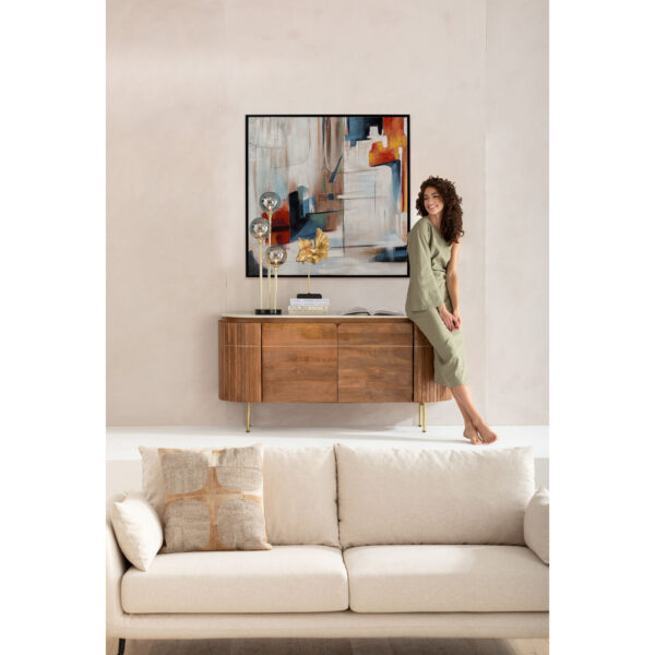 Framed Picture Visione Obliquo 100x100 - Image 7