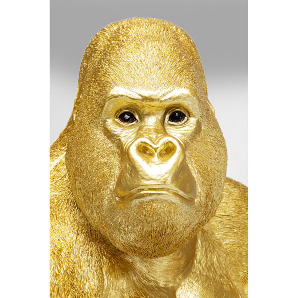 Deco  Figuine Monekey Gorilla Side XL Gold 76 - Image 2