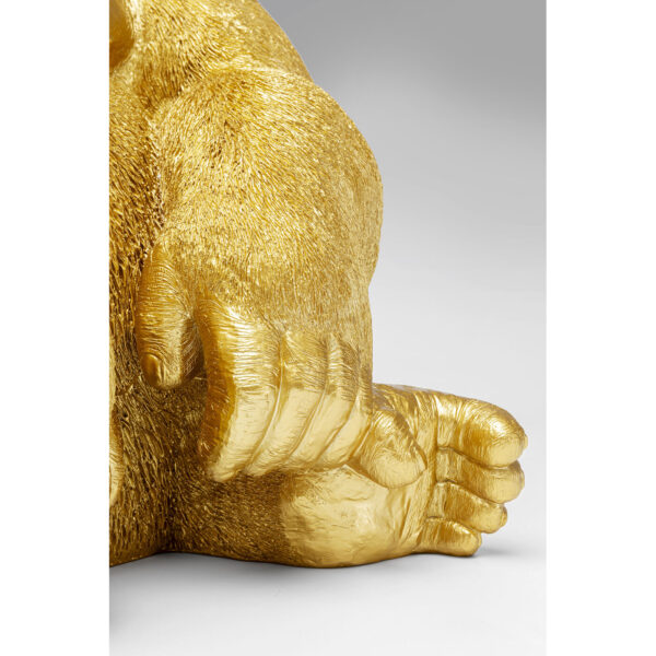 Deco  Figuine Monekey Gorilla Side XL Gold 76 - Image 4