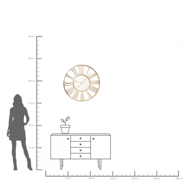 Wall Clock Giant Gold Ø80cm - Image 7
