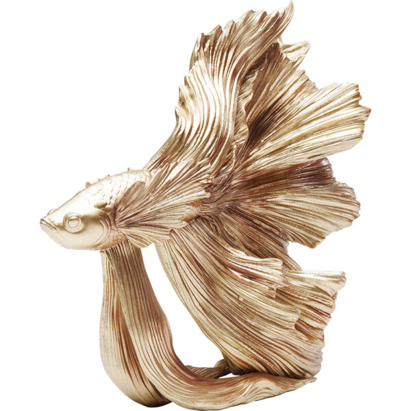 Deco Figurine Betta Fish Gold Small - Image 5