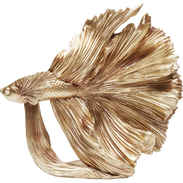 Deco Figurine Betta Fish Gold Small - Image 6