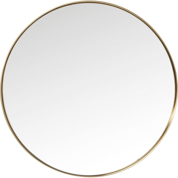 Miror Curve round brass 100cm
