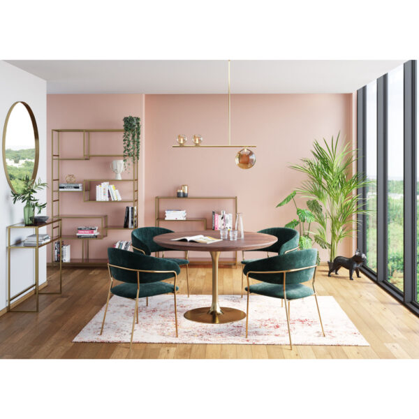 Miror Curve round brass 100cm - Image 12