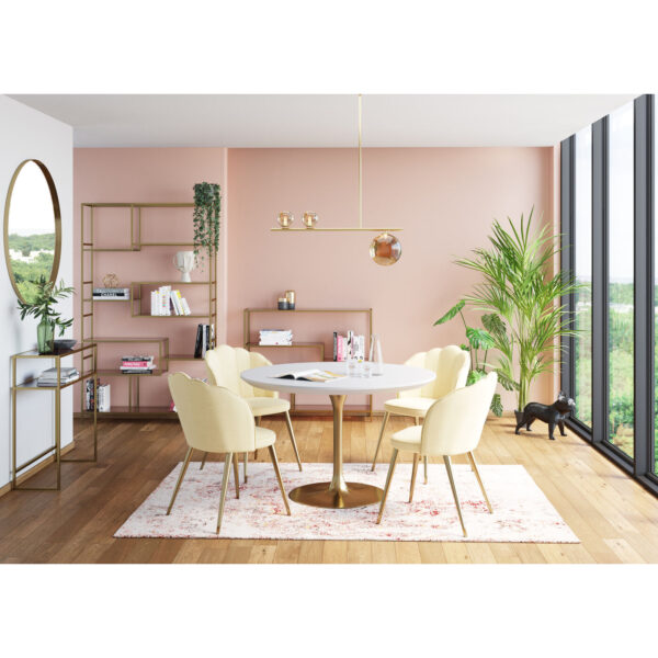 Miror Curve round brass 100cm - Image 13