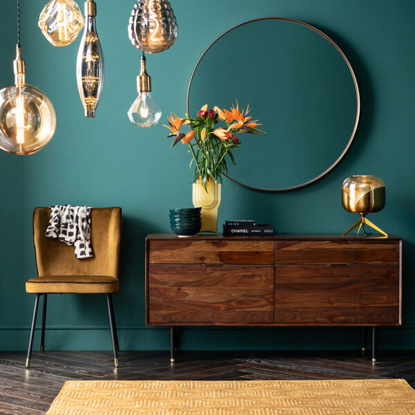 Miror Curve round brass 100cm - Image 14