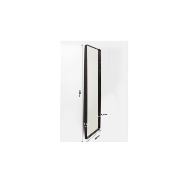 Mirror Ombra Soft Black 200x80cm - Image 6