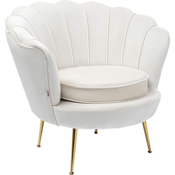 Armchair Water Lily Gold Beige - Image 6