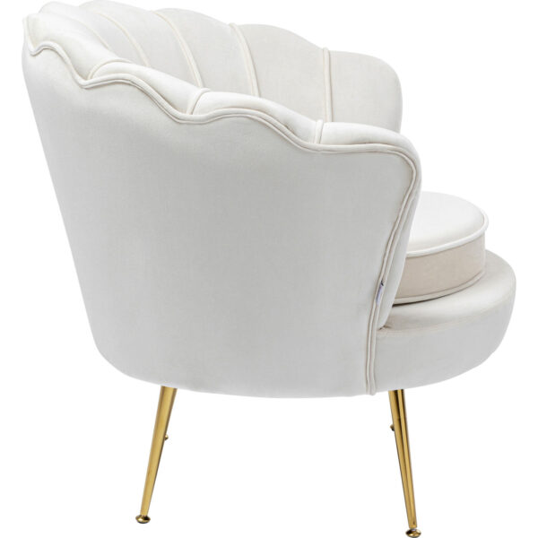 Armchair Water Lily Gold Beige - Image 7