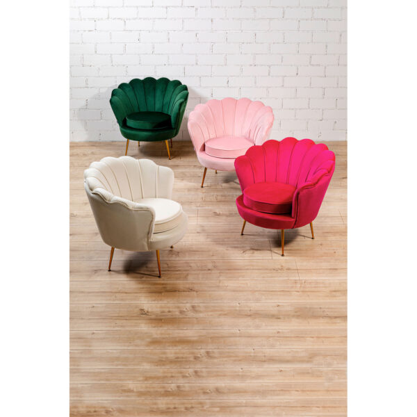 Armchair Water Lily Gold Beige - Image 11