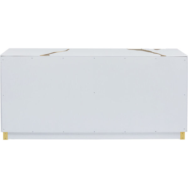 Sideboard Cracked White Gold 165x80cm - Image 10