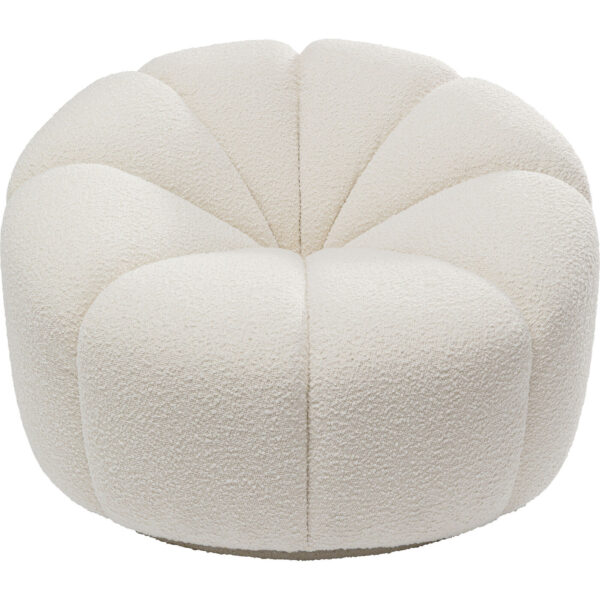 Swivel Armchair Peppo Lounge White - Image 5
